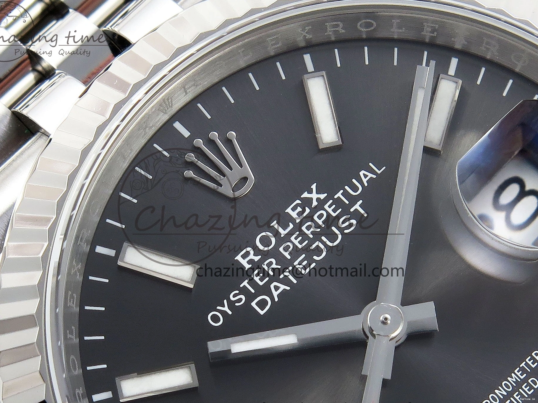 1229 HighQuality DateJust 36 126234 APF 1:1 Best Edition 904L Steel Gray Sitck Dial on SS Jubilee Bracelet VR 1595